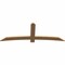 Ekena Millwork Bellingham Timber Gable Bracket, Western Red Cedar, 84"W x 31"H x 1 1/2"D x 5 1/2"F, 9/12 Pitch GBW084X31X0206BEL00SWR - alternate 2